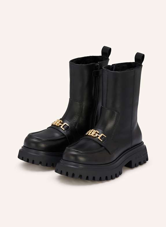 DOLCE & GABBANA Stiefel SCHWARZ