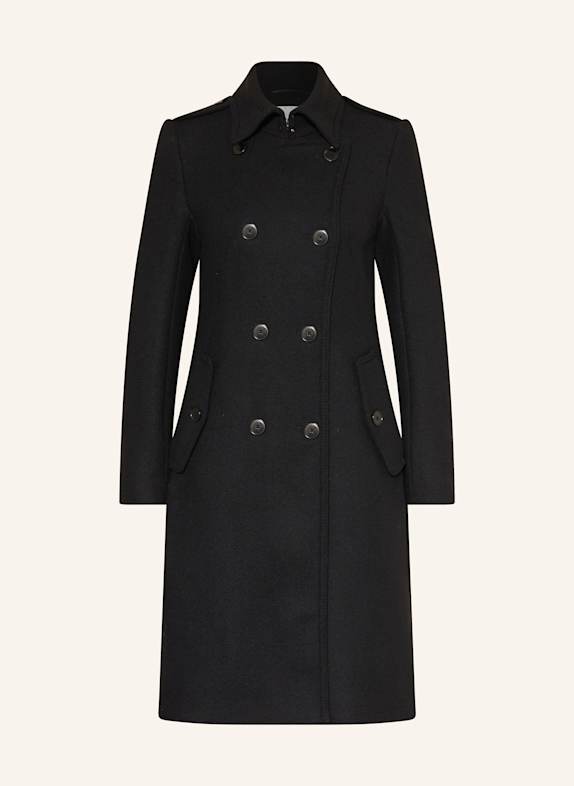 DRYKORN Wollmantel HARLESTON SCHWARZ