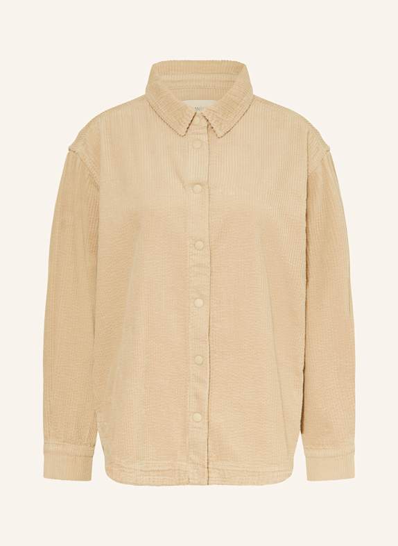 LANIUS Hemdbluse aus Cord CREME