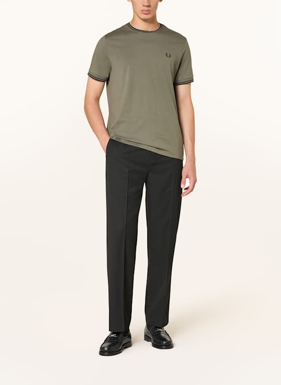 FRED PERRY T-shirt KAKI