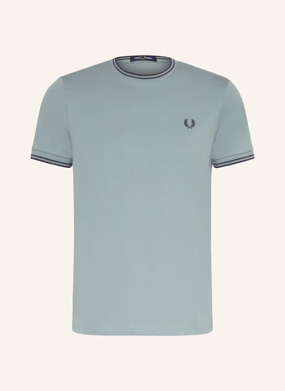 FRED PERRY T-shirt BLUE GRAY
