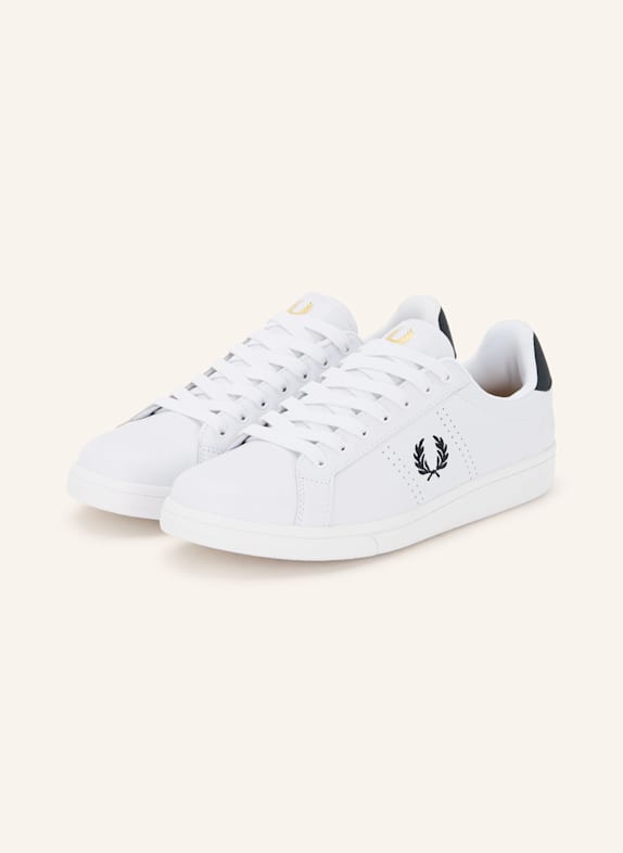 FRED PERRY Sneaker WEISS/ DUNKELBLAU