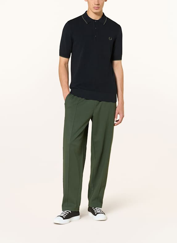 FRED PERRY Piqué poloshirt DONKERBLAUW