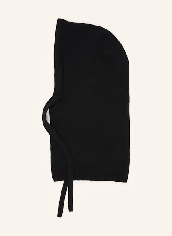 KUJTEN Cashmere-Balaclava SYBEL JERSEY SCHWARZ