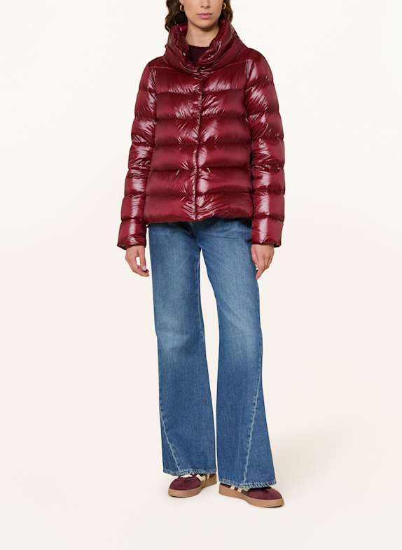 HERNO Down jacket DARK RED