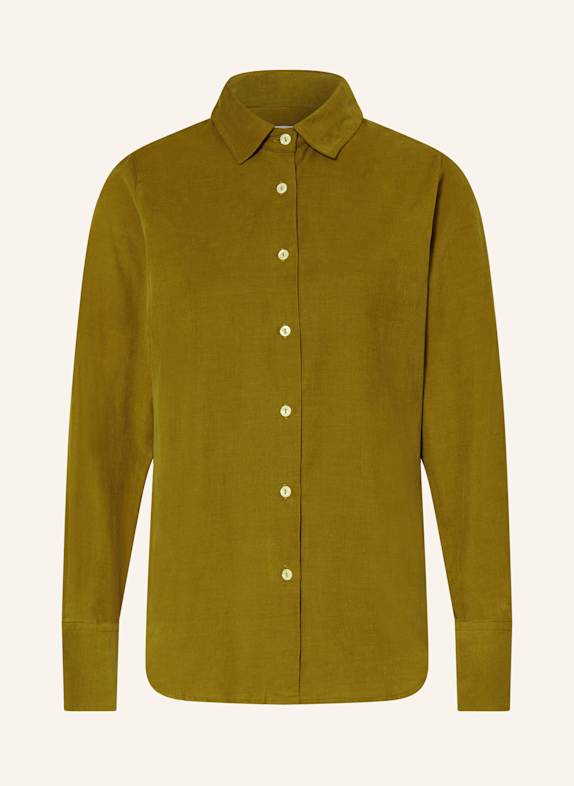 rossana diva Bluzka ze sztruksu OLIWKOWY