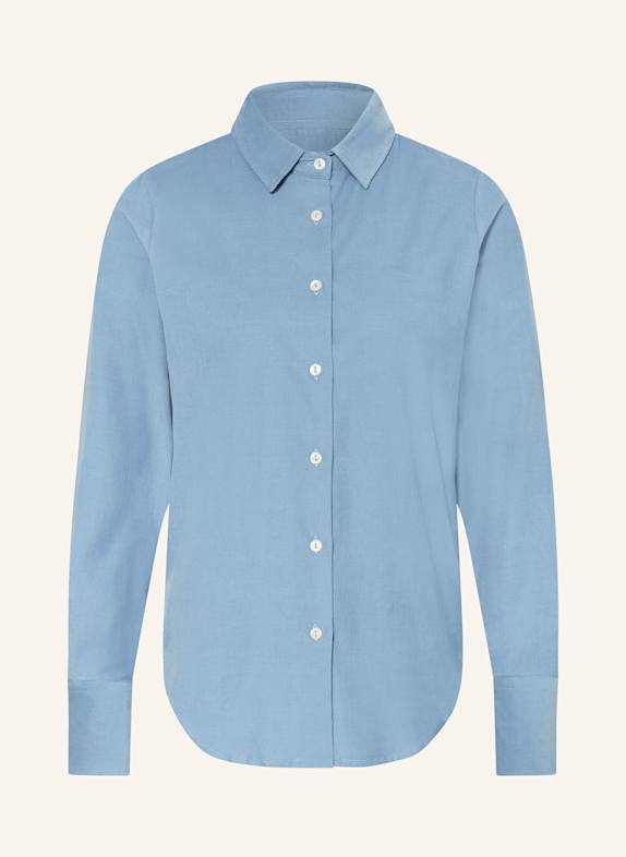 rossana diva Bluzka ze sztruksu JASNONIEBIESKI