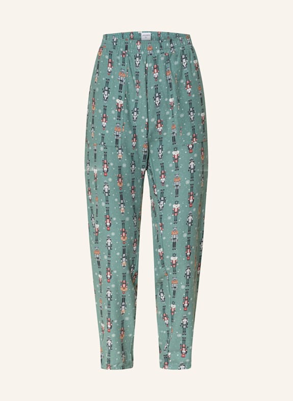 JOCKEY Schlafhose EVERDAY FLANNEL aus Flanell ROT / DUNKELBLAU / WEISS