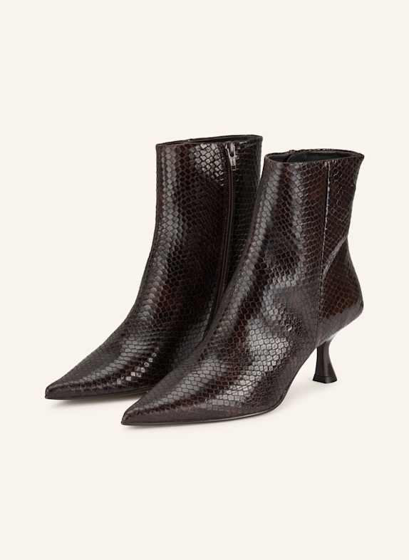 ZINDA Ankle boots ELBA DARK BROWN