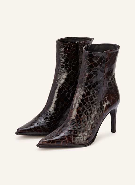 ZINDA NINJA ankle boots DARK BROWN