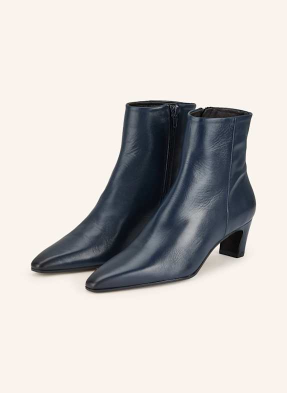 ZINDA FOULARD ankle boots DARK BLUE