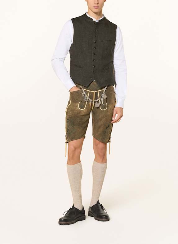 Gottseidank Traditionel vest KONSTANTIN MØRKEGRØN