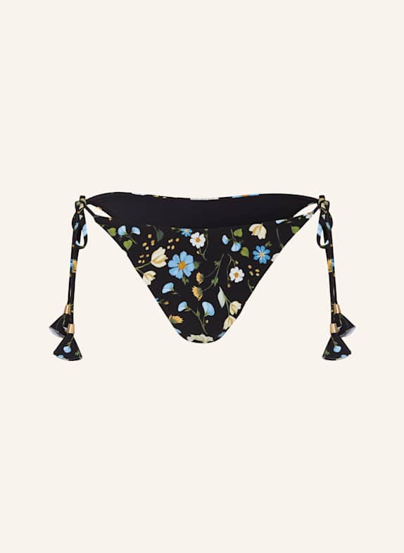SEAFOLLY Triangel-Bikini-Hose MODERN ROMANCE SCHWARZ/ HELLBLAU/ HELLGRÜN