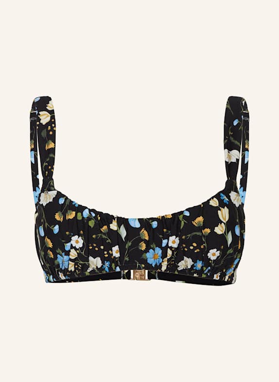 SEAFOLLY Bralette-Bikini-Top MODERN ROMANCE SCHWARZ/ HELLGRÜN/ HELLBLAU