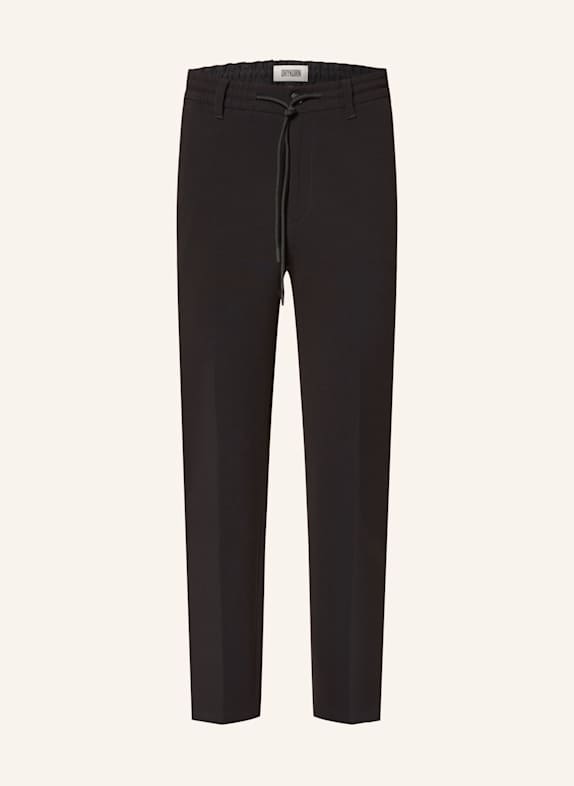 DRYKORN Hose DEGER im Jogging-Stil Extra Slim Fit SCHWARZ