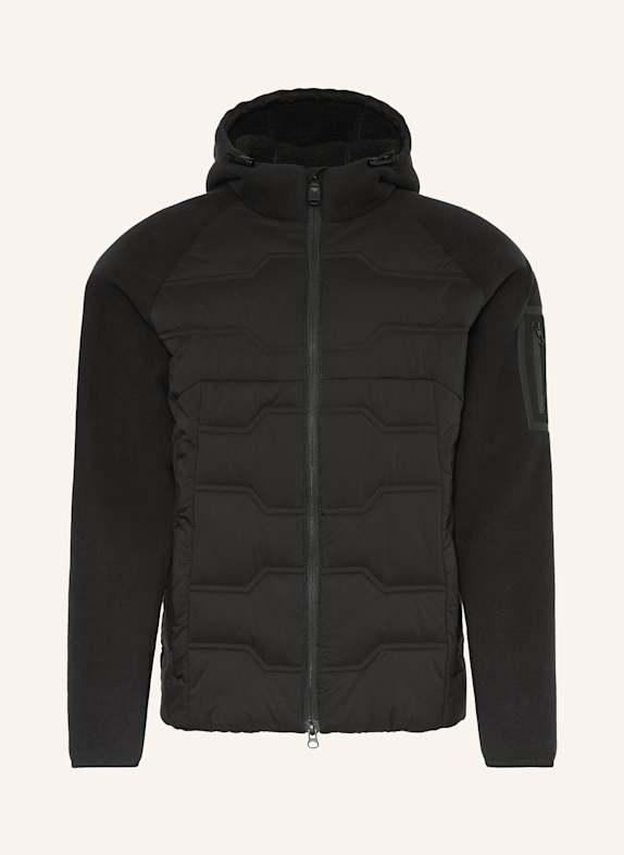 BOSS Steppjacke OW_HOLE19 im Materialmix SCHWARZ