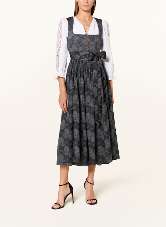 Gottseidank Dirndlblouse SIMONE met kant en volants WIT