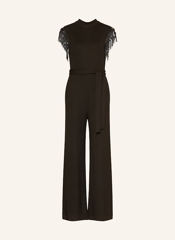 Ana Alcazar Jumpsuit mit Pailletten SCHWARZ