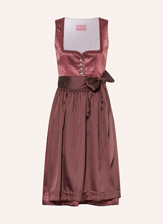 KRÜGER Dirndl CARLINE ROUGE FONCÉ