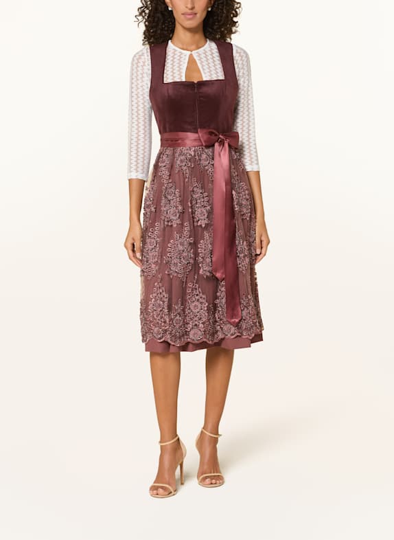 KRÜGER Dirndlblouse ERIJA met 3/4-mouwen WIT