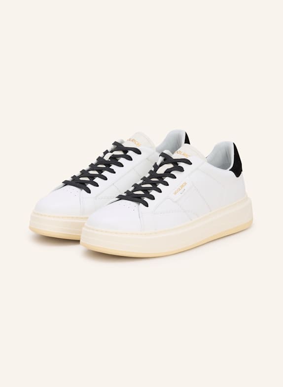 WOOLRICH Sneaker WEISS/ SCHWARZ