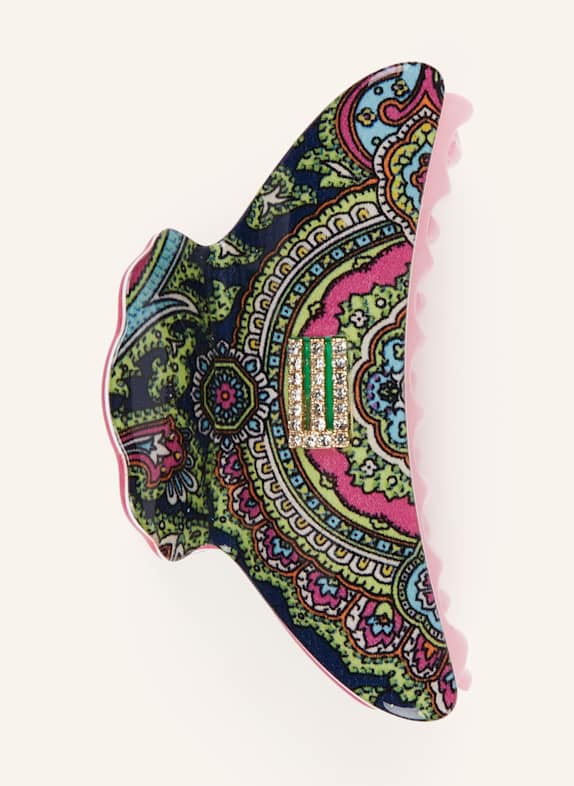 ETRO Haarspange HELLGRÜN / FUCHSIA / DUNKELBLAU