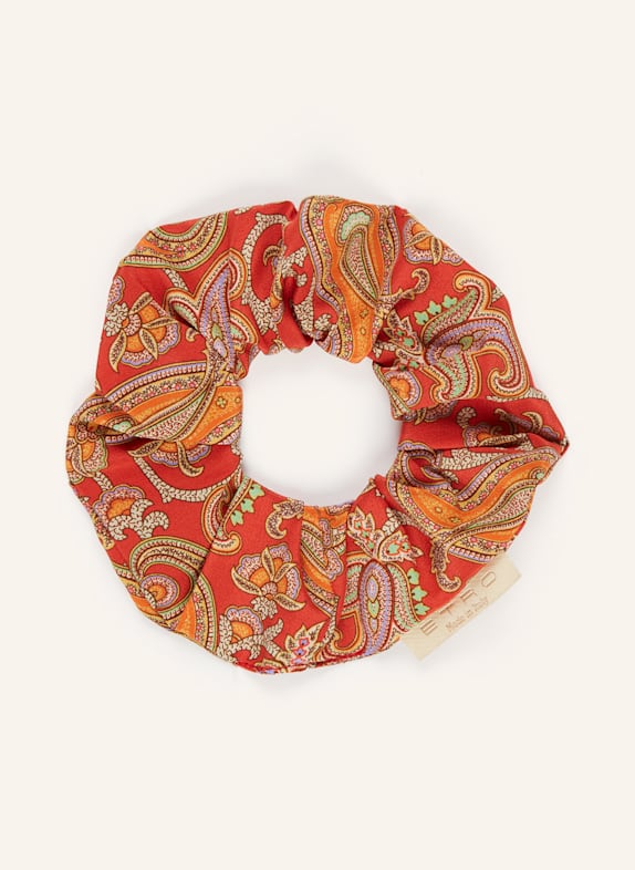 ETRO Haargummi aus Seide ROT/ ORANGE/ GRÜN