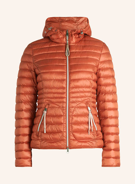 CARTOON Quilted jacket ORANGE