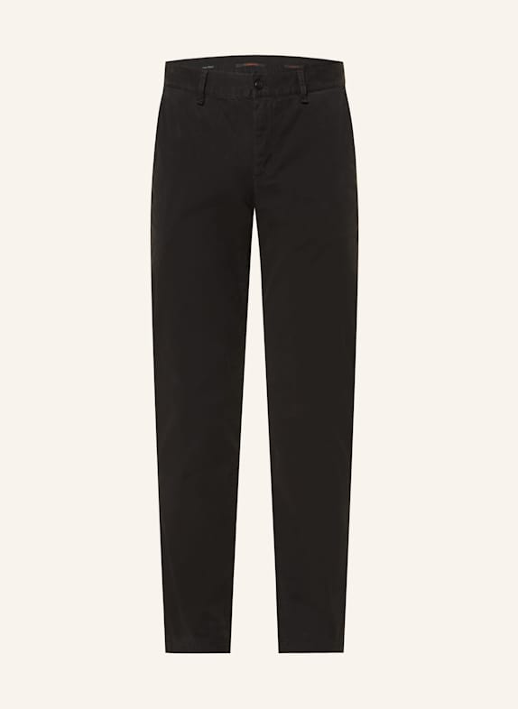 ALBERTO Chinosy LOU-GABARDINE regular fit CZARNY