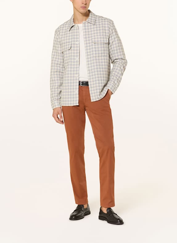 ALBERTO Chino LOU-GABARDINE Regular Fit DONKERORANJE