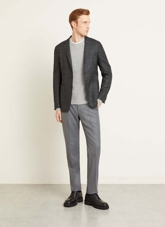 ZEGNA Chino Regular Fit GRIJS