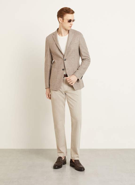 ZEGNA Sako Extra Slim Fit 720 BEIGE