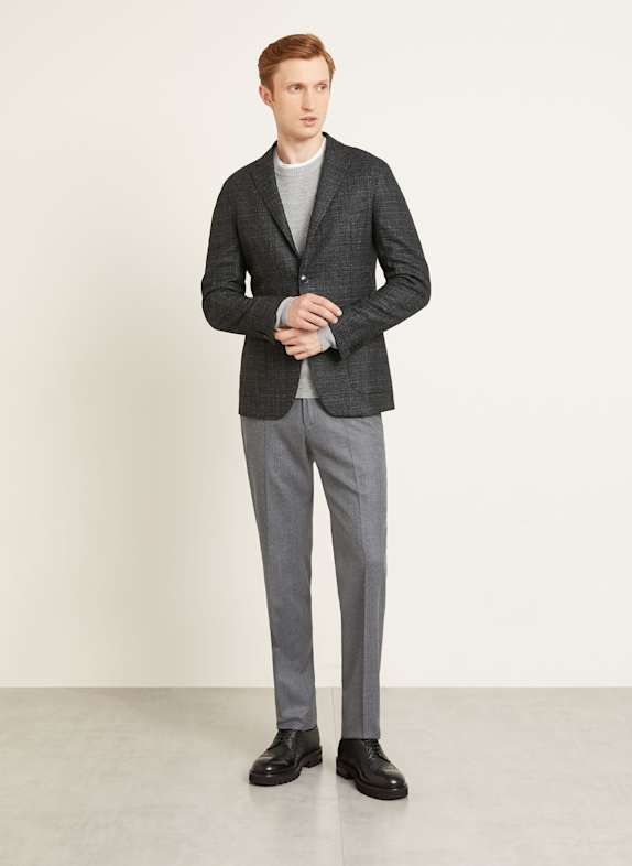 ZEGNA Sako Extra Slim Fit 716 Grey Black