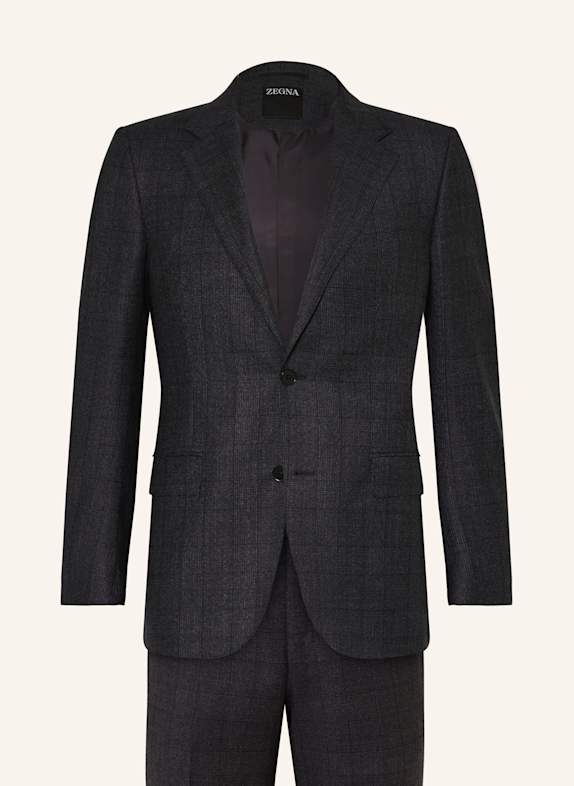 ZEGNA Suit Extra slim fit BLACK/ DARK GRAY