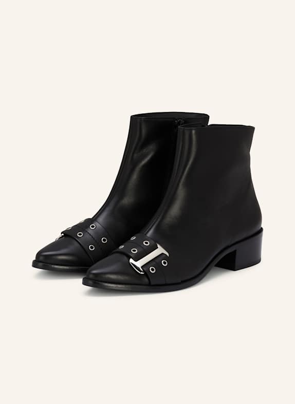 paul green Ankle boots BLACK