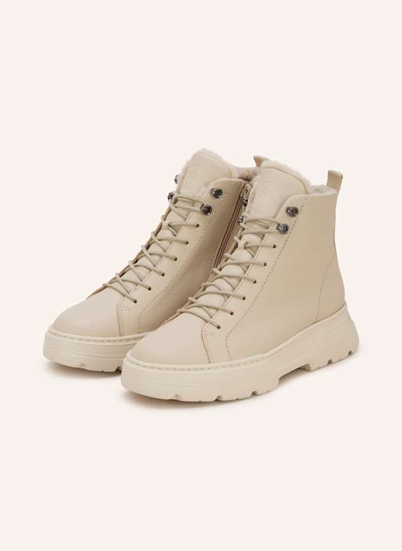 paul green Schnürboots CREME