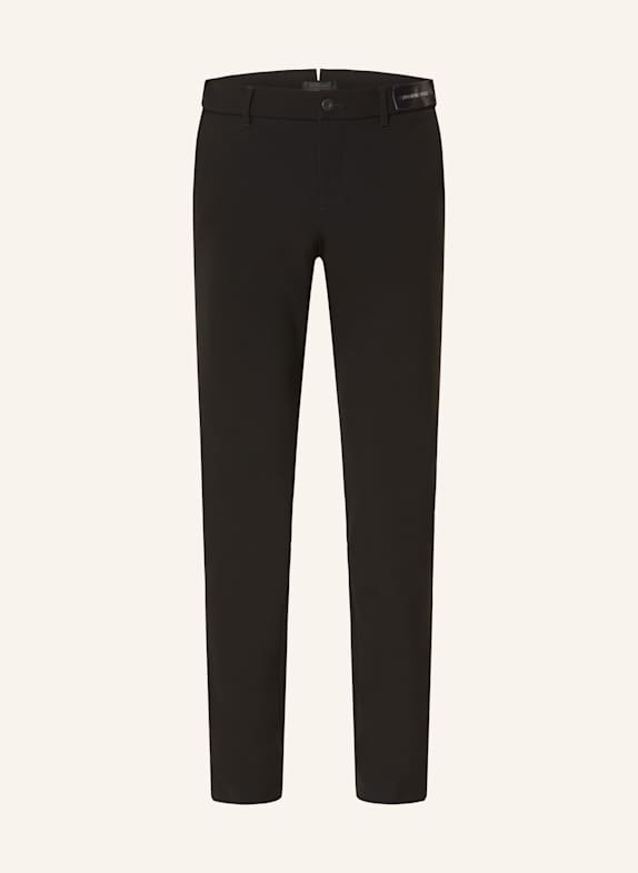 ALBERTO Chinosy MOVE – PERFORMANCE slim fit CZARNY