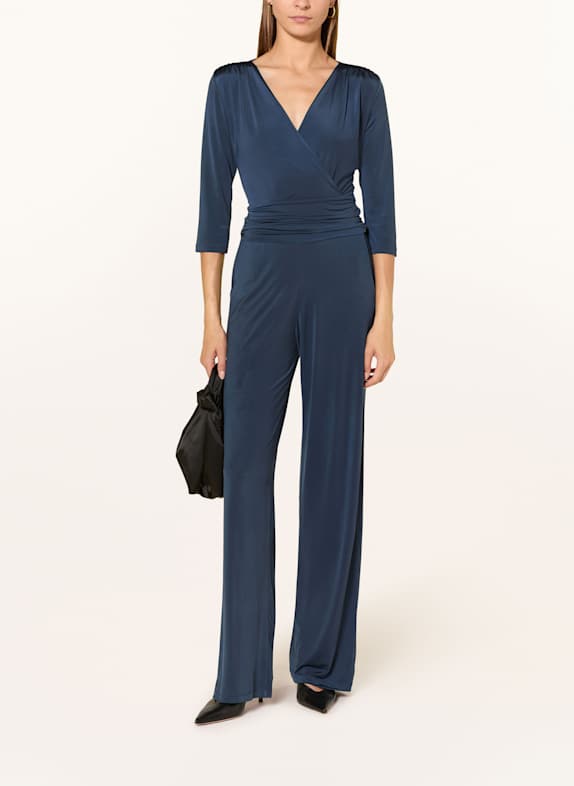 marivie Jersey-Jumpsuit JUMP GREAT! mit 3/4-Arm DUNKELBLAU