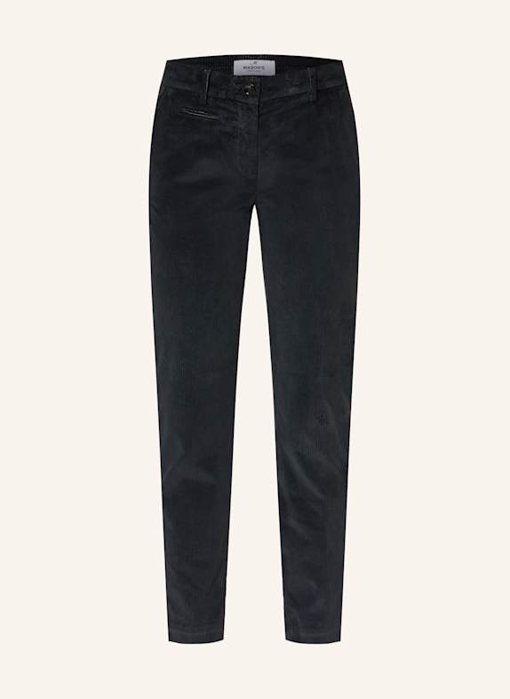 MASON'S Marlenehose NEW YORK aus Cord SCHWARZ