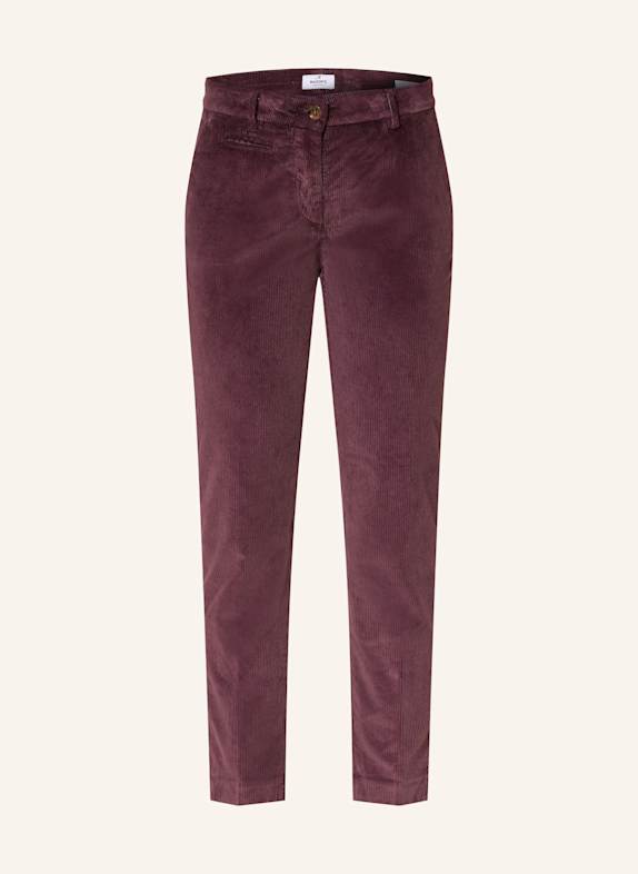 MASON'S Marlenehose NEW YORK aus Cord DUNKELROT