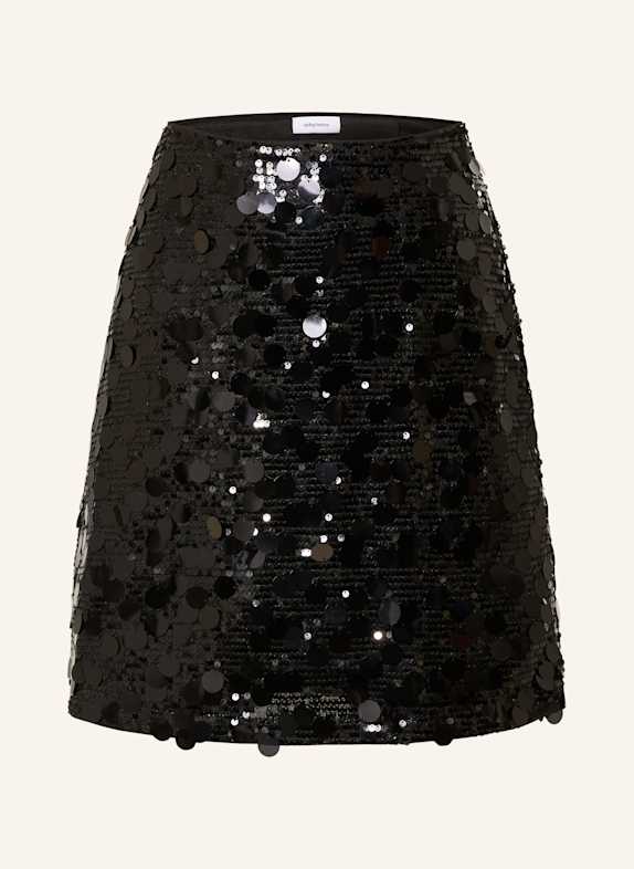 darling harbour Paillettenrock BLACK