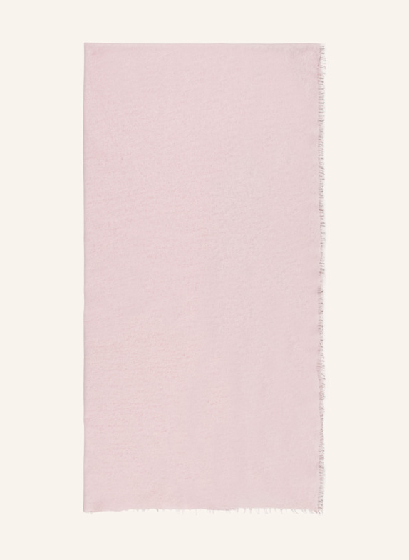 PURSCHOEN Cashmere scarf LIGHT PINK