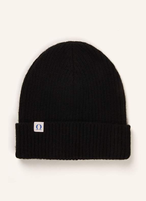 PURSCHOEN Cashmere-Mütze SCHWARZ
