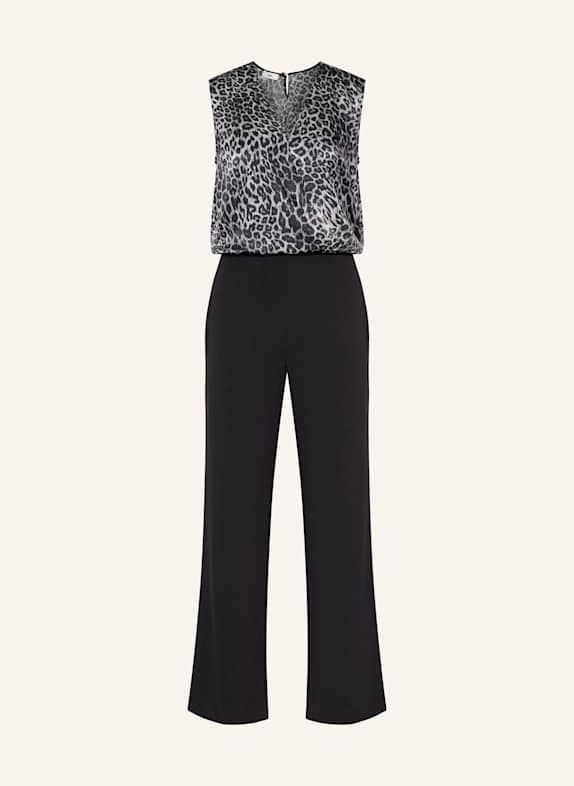 CINQUE Jumpsuit CIDALLAS im Materialmix SCHWARZ/ GRAU