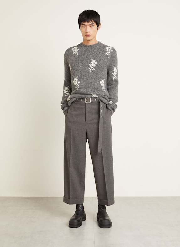 JIL SANDER Chino Loose Fit GRIJS