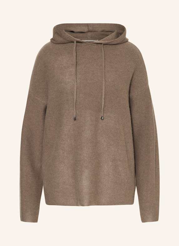 (THE MERCER) N.Y. Strick-Hoodie aus Cashmere TAUPE
