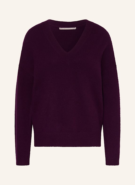 (THE MERCER) N.Y. Pullover aus Cashmere DUNKELLILA