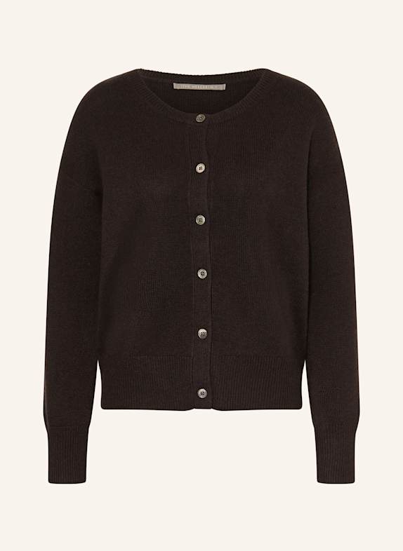 (THE MERCER) N.Y. Strickjacke aus Cashmere DUNKELBRAUN