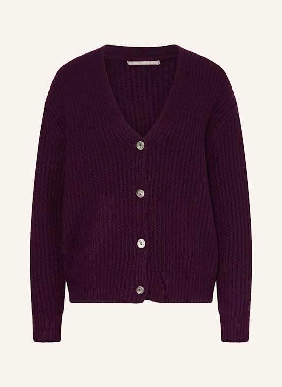 (THE MERCER) N.Y. Strickjacke aus Cashmere DUNKELLILA