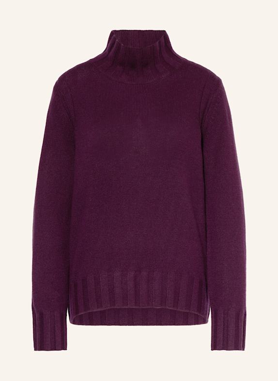 (THE MERCER) N.Y. Cashmere-Pullover DUNKELLILA